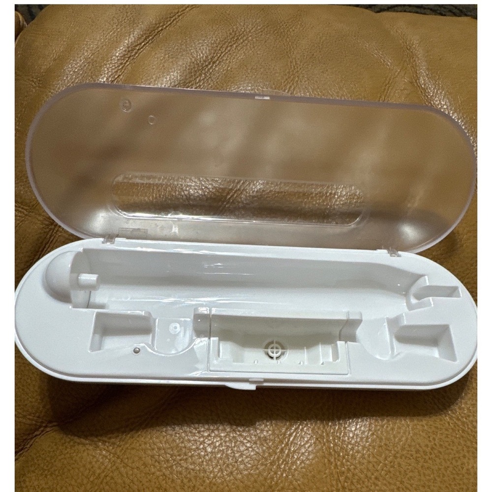 White Phillip Toothbrush Travel Case‎ Holder Organizer Storage Box